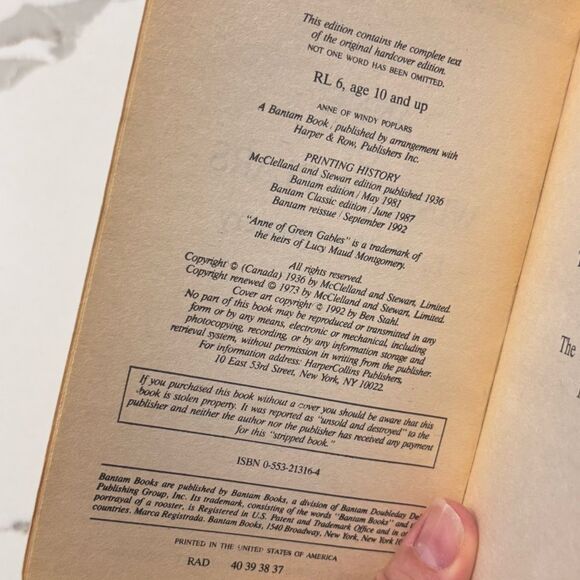 Vintage Anne of Green Gables Book Set 1-4 - Picture 14 of 16